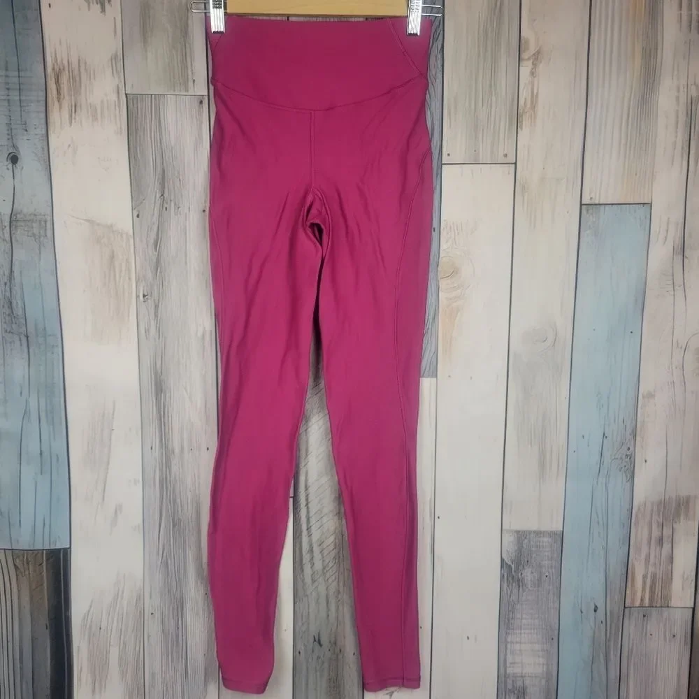 Lululemon Base Pace High-rise Running Leggings Bright Pink Size 4
